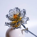 Golden Black Liuli Crystal Peony（Business and Investment）