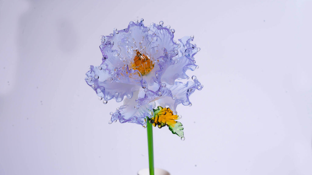 Purple Liuli Crystal Peony（Business and Investment）