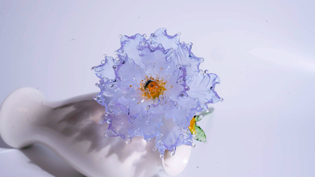 Purple Liuli Crystal Peony（Business and Investment）