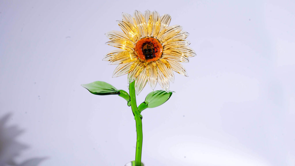 Liuli Crystal Sunflower （Vitality and Energy）