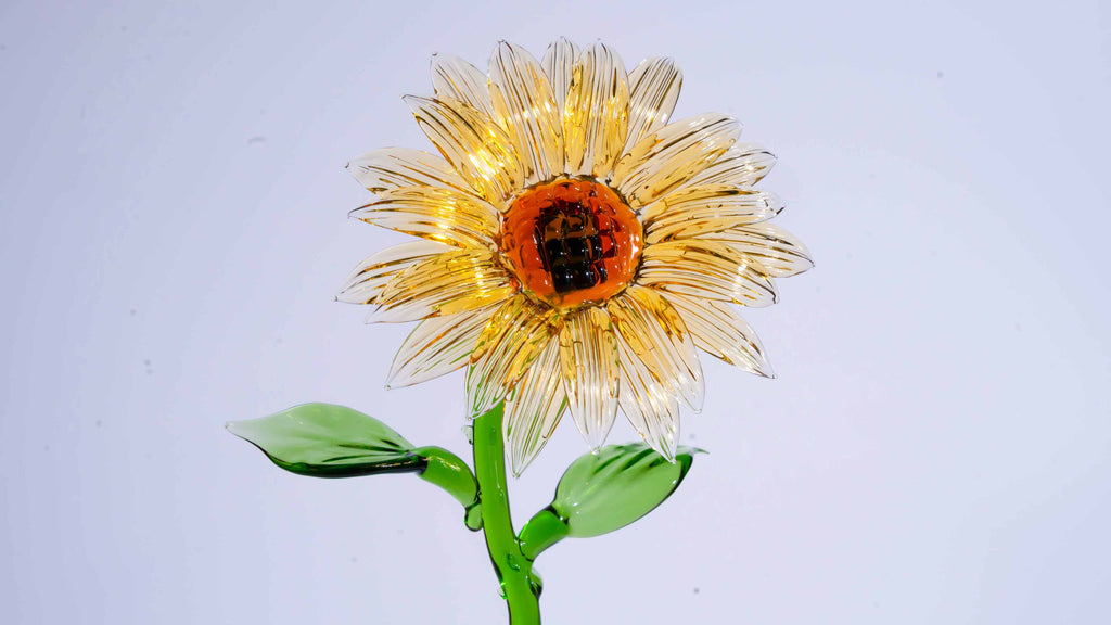 Liuli Crystal Sunflower （Vitality and Energy）