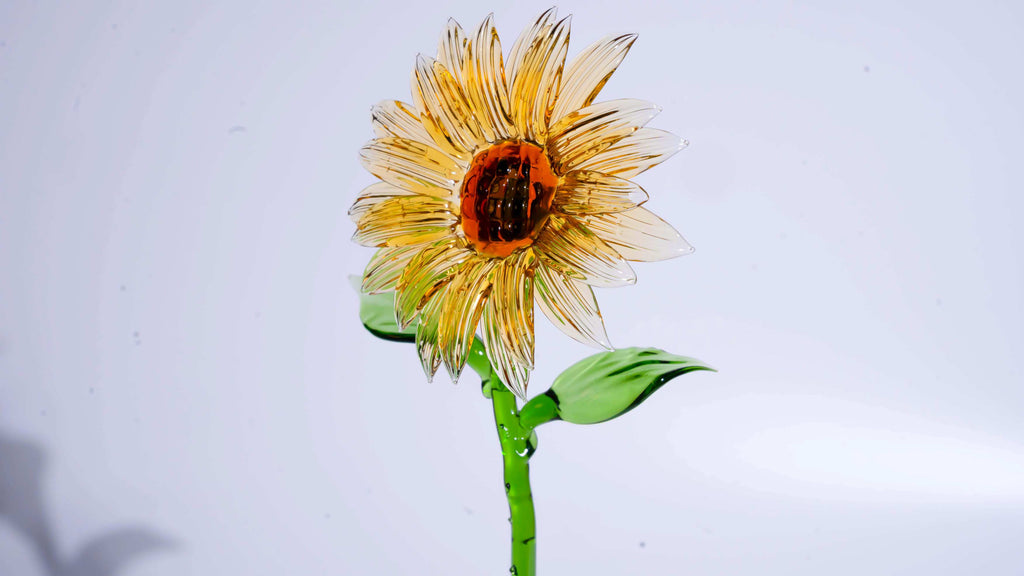 Liuli Crystal Sunflower （Vitality and Energy）