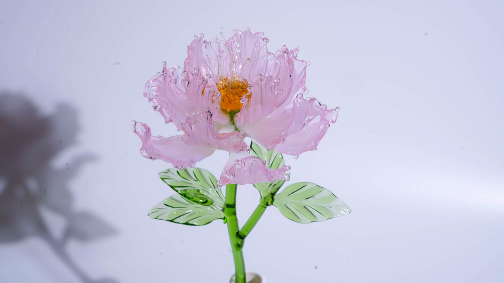 Pink Liuli Crystal Peony（Business Thriving）