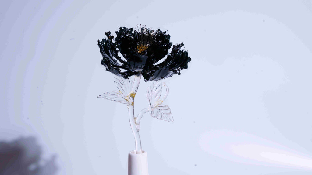 Black Liuli Crystal Peony（Business Thriving）