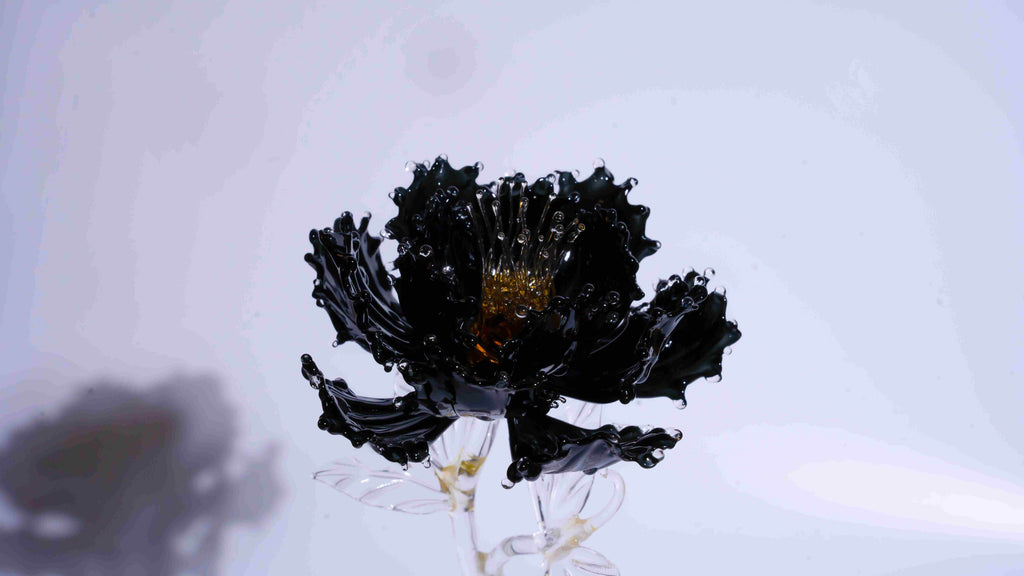 Black Liuli Crystal Peony（Business Thriving）