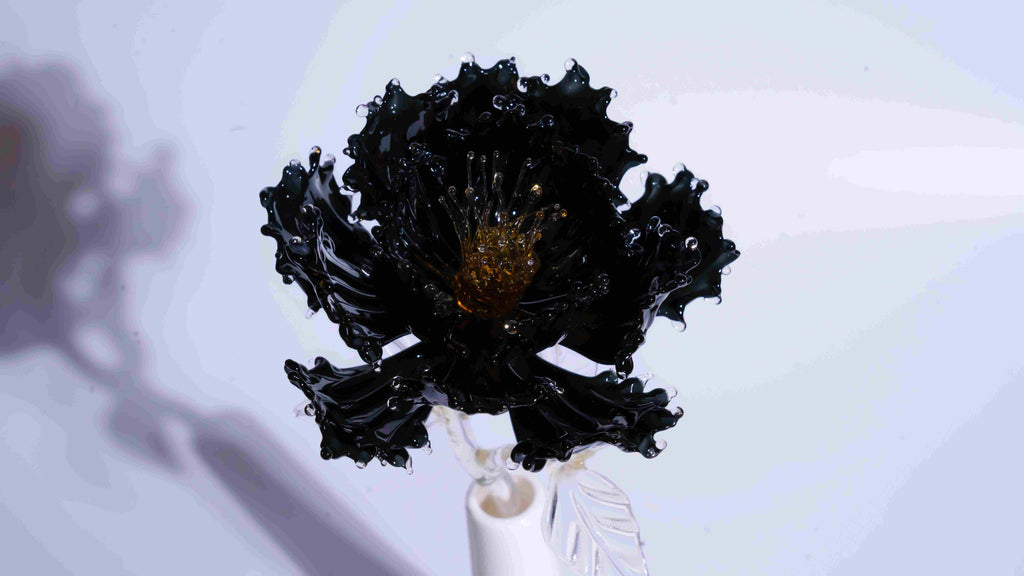 Black Liuli Crystal Peony（Business Thriving）