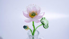 Pink LiuLi Crystal Lotus（Health and Longevity）