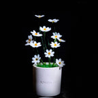 White Liuli Crystal Daisy Bonsai（Vitality and Hope）