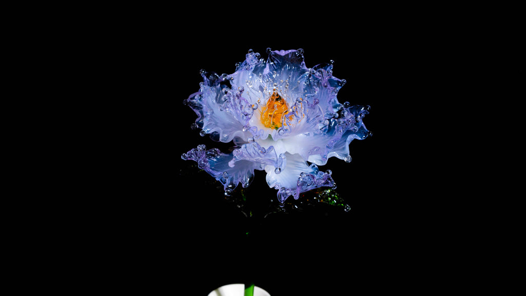 Purple Liuli Crystal Peony（Business and Investment）