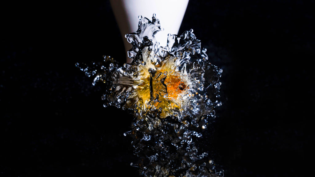 Golden Black Liuli Crystal Peony（Business and Investment）