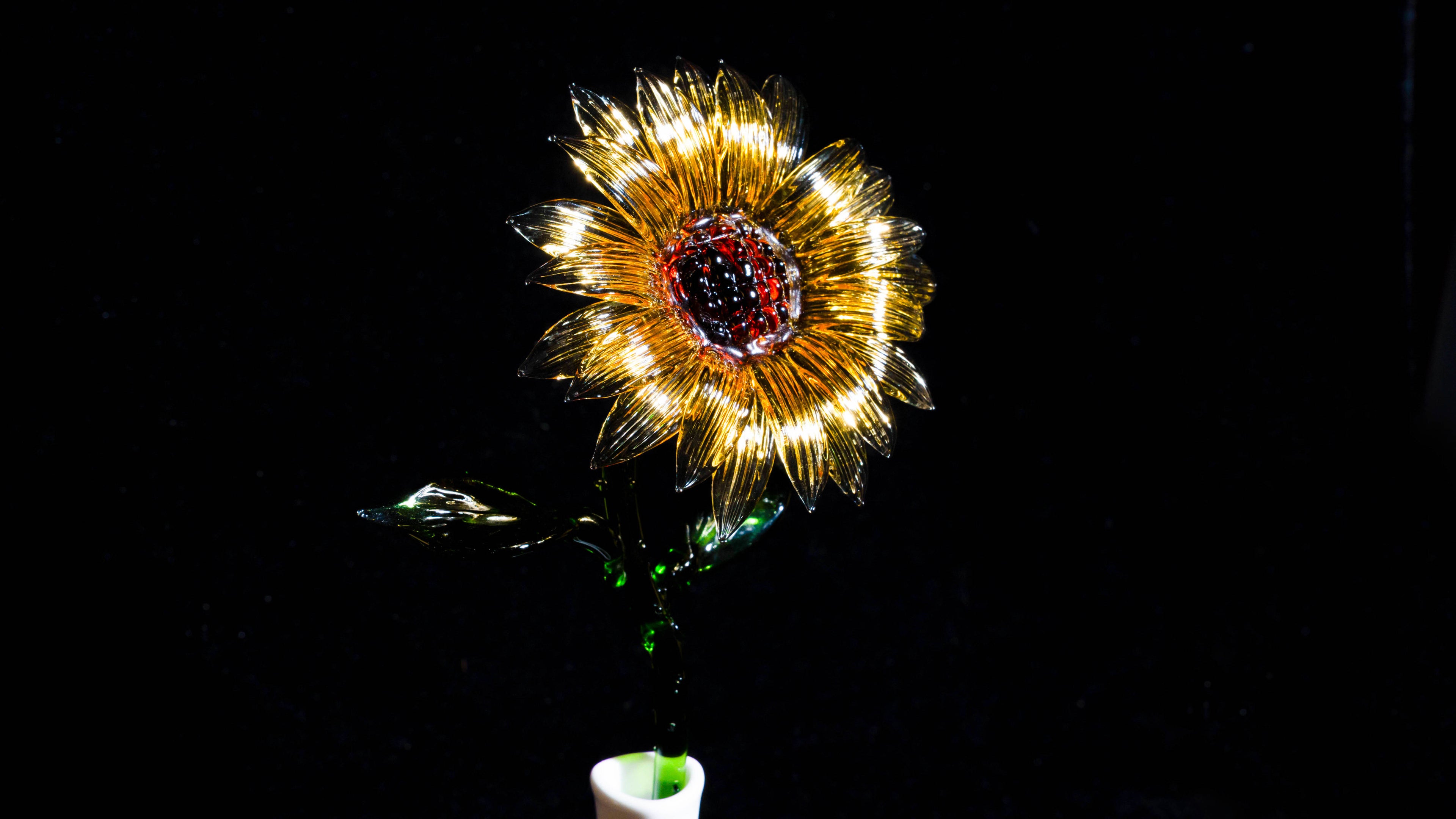 Liuli Crystal Sunflower （Vitality and Energy）