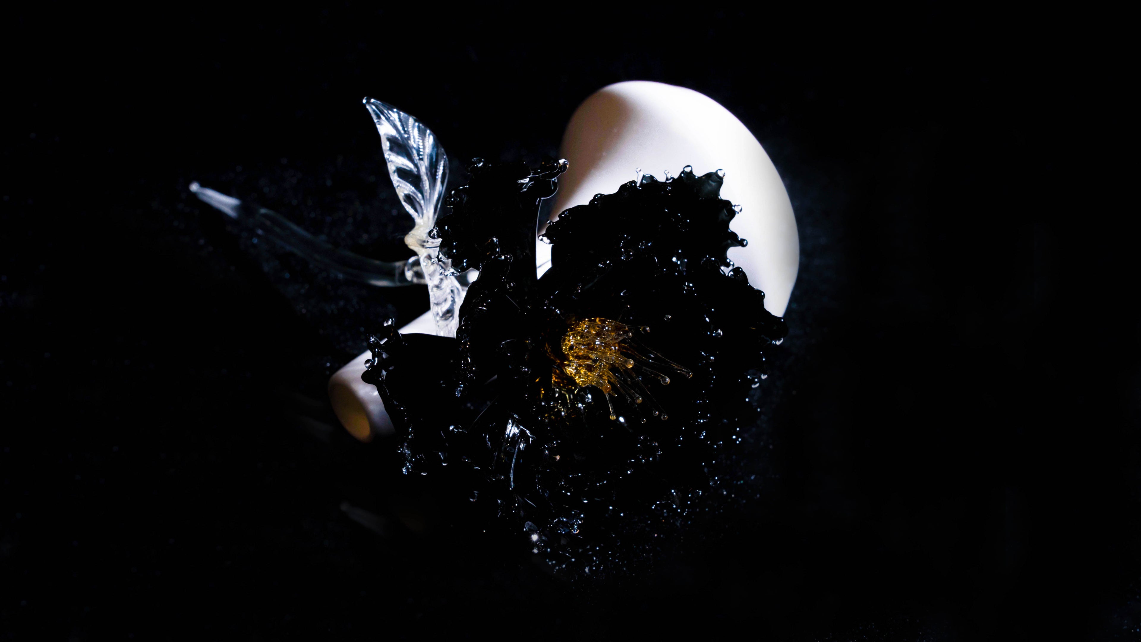 Black Liuli Crystal Peony（Business Thriving）