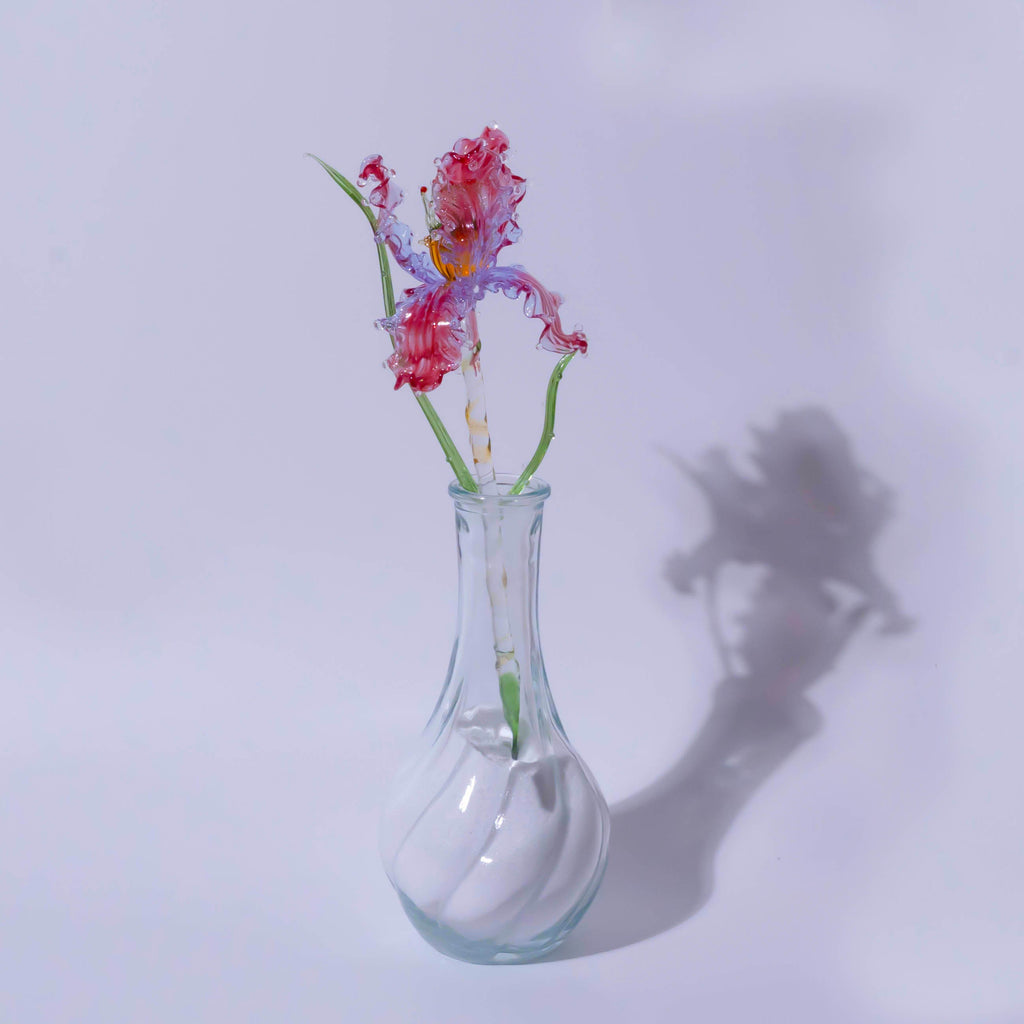 Red Liuli Crystal Iris (Wisdom and Enlightenment)