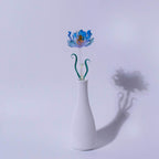 Blue LiuLi Crystal Poppy （Purification of the Soul）