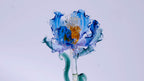 Blue LiuLi Crystal Poppy （Purification of the Soul）